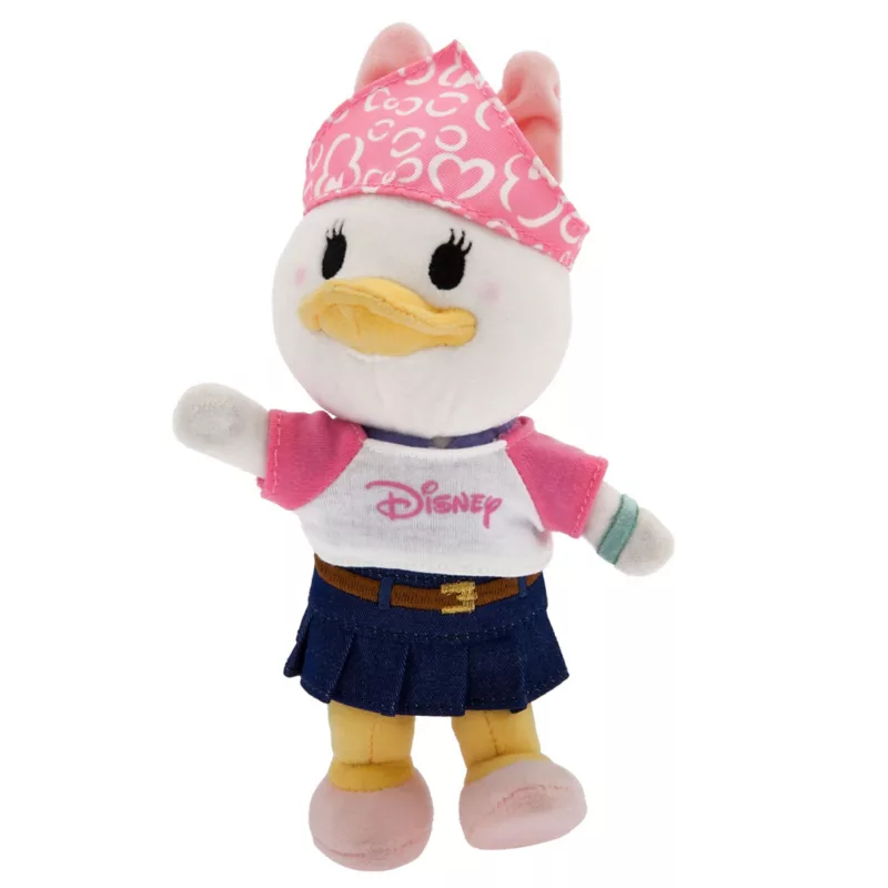 Disney NuiMOs Outfit, Denim Skirt With Disney Logo T-Shirt And Pink Bandana - Image 2