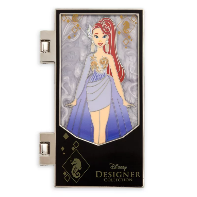 Ariel Hinged Pin, The Little Mermaid, Disney Designer Collection, Limited Release