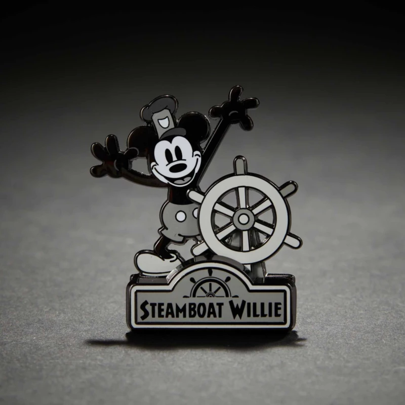 Mickey Mouse As Steamboat Willie Pin - Disney100, Limited Release 4 Mickey Mouse As Steamboat Willie Pin - Disney100, Limited Release - Image 2