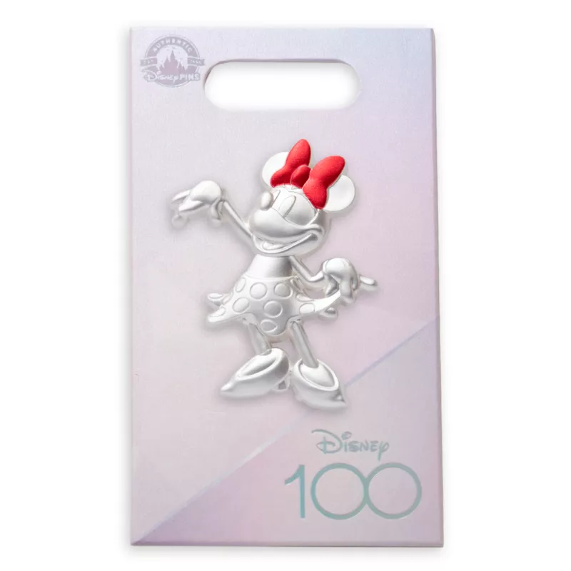 Minnie Mouse Platinum Celebration Pin - Disney100 - Image 2
