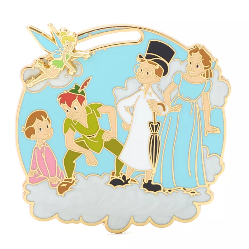Peter Pan 70th Anniversary Slider Pin, Limited Edition 3 Peter Pan 70th Anniversary Slider Pin, Limited Edition