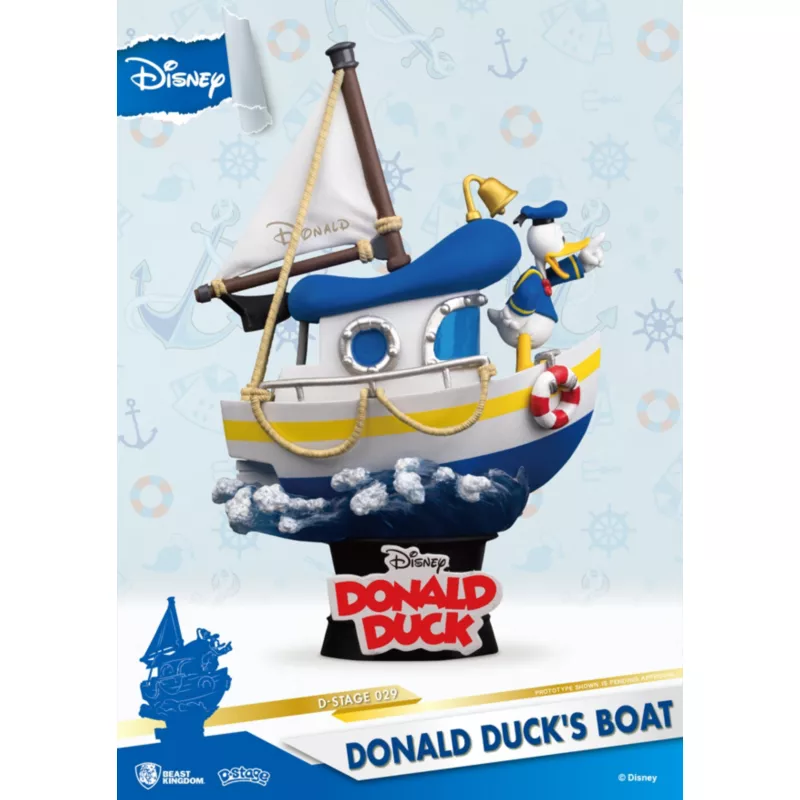 Donald Duck's Boat Summer Series Figurine, Beast Kingdom 4 Donald Duck's Boat Summer Series Figurine, Beast Kingdom - Image 2