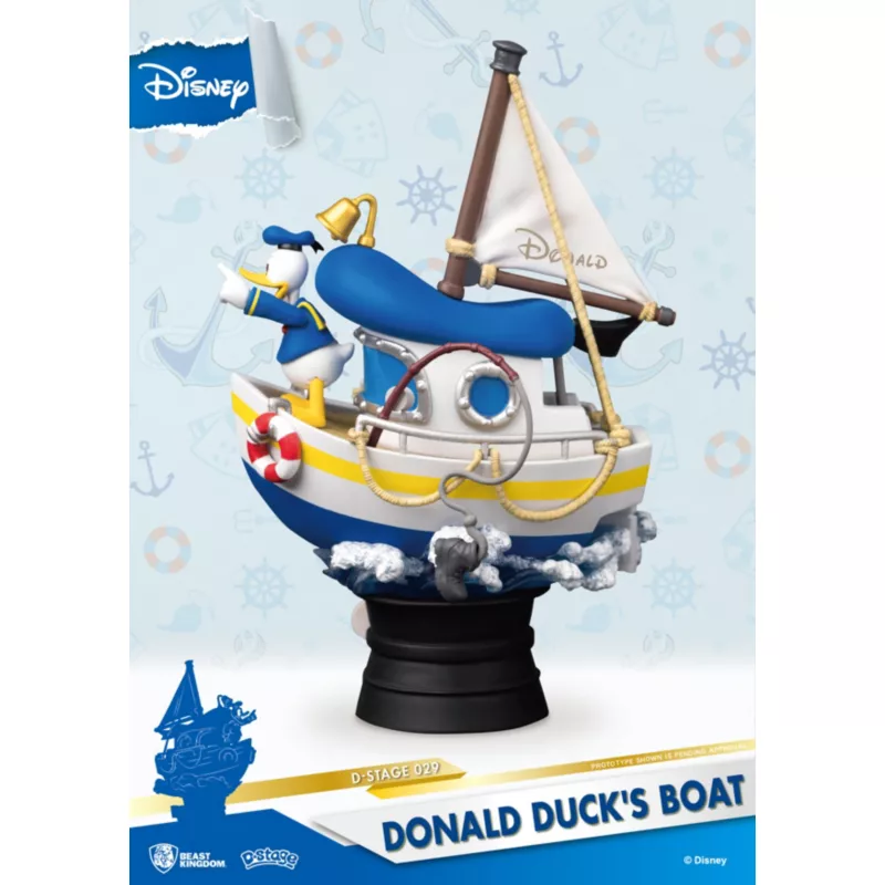 Donald Duck's Boat Summer Series Figurine, Beast Kingdom 6 Donald Duck's Boat Summer Series Figurine, Beast Kingdom - Image 4