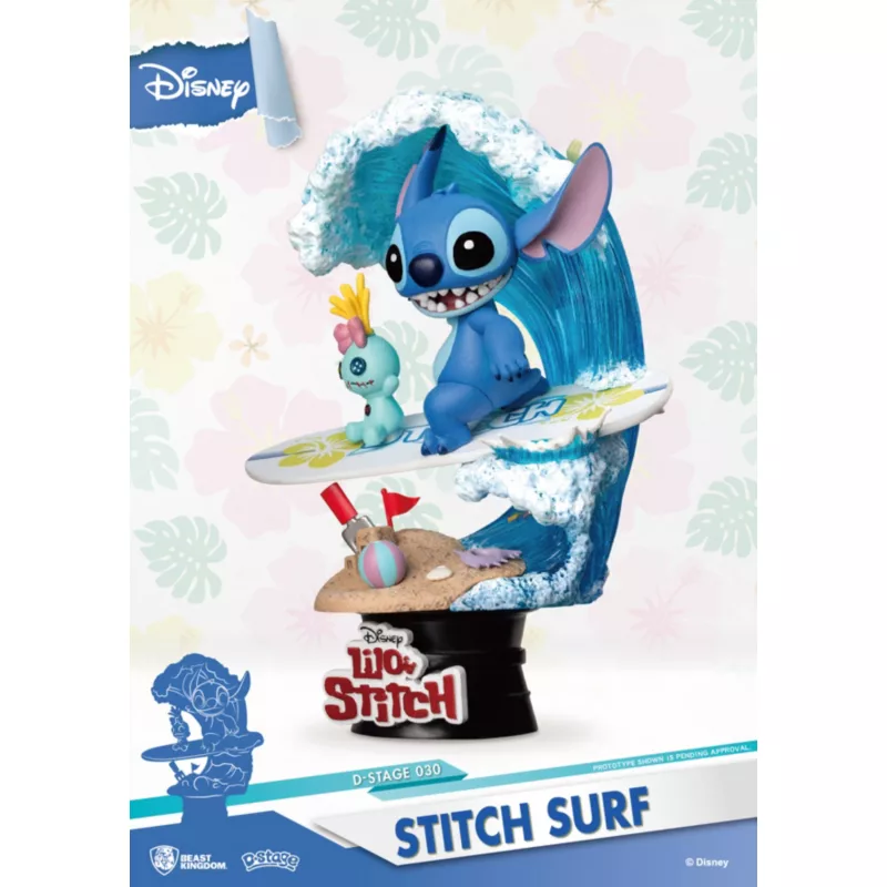 Stitch Surf Summer Series Figurine, Beast Kingdom - Image 3