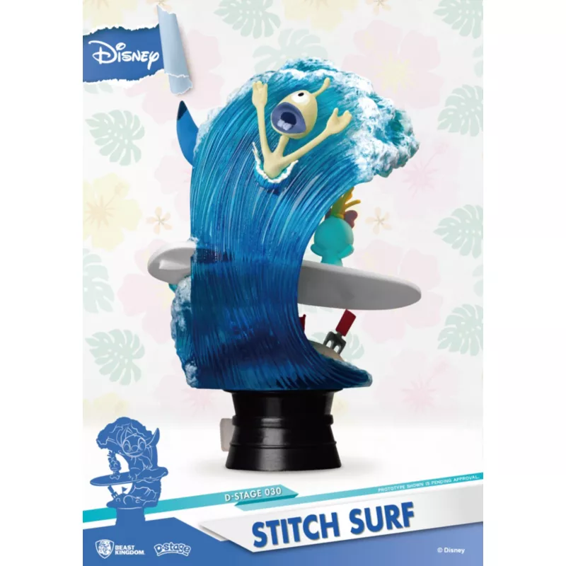 Stitch Surf Summer Series Figurine, Beast Kingdom - Image 4