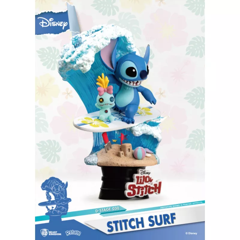 Stitch Surf Summer Series Figurine, Beast Kingdom - Image 5